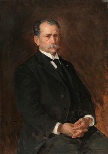 Portret van Enrique Simonet Baca, de vader van de kunstenaar